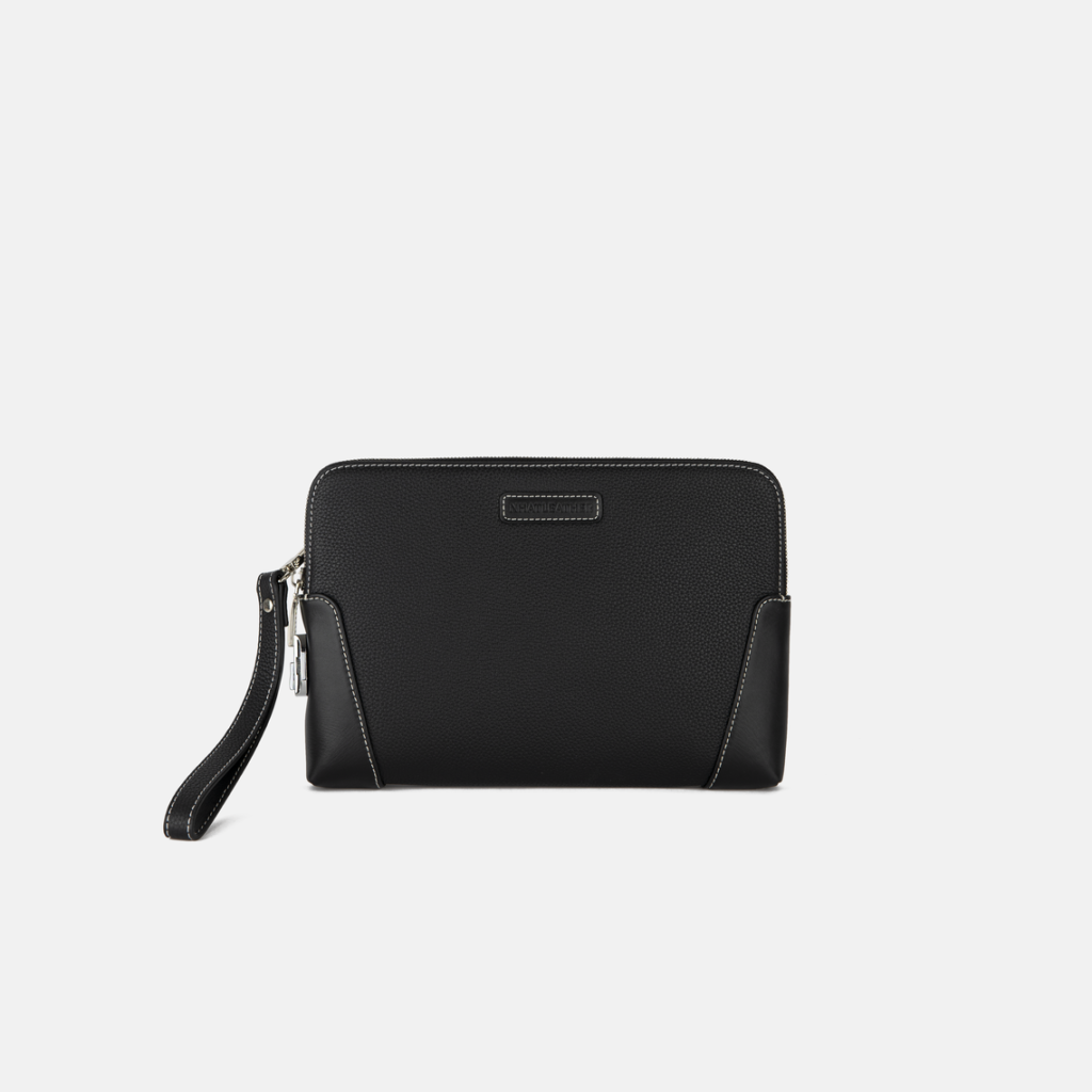 Bóp Tay Nam Da Bò Mill