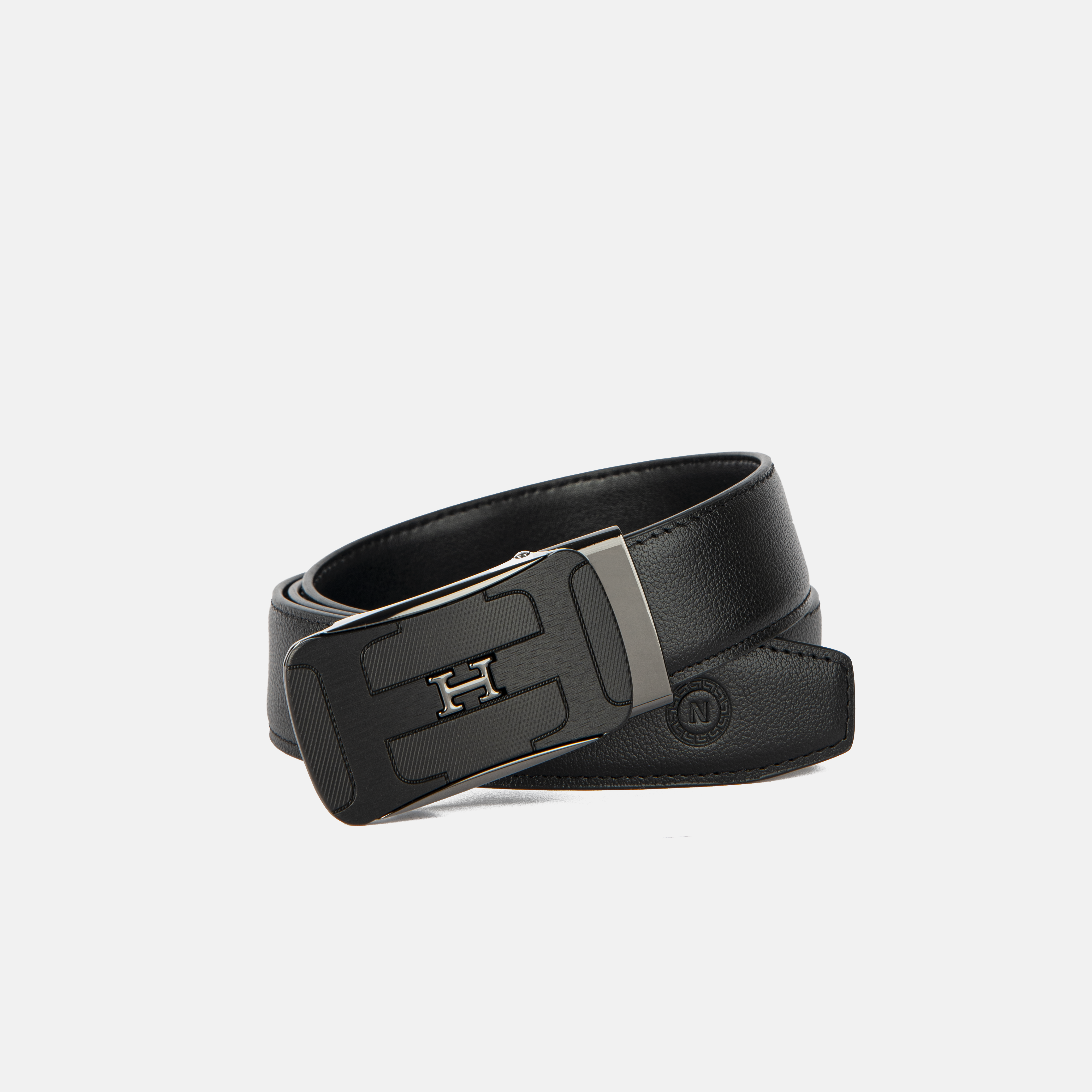 NDT-067-BL-01A (1) thắt lưng da mặt trượt Nhat Leather