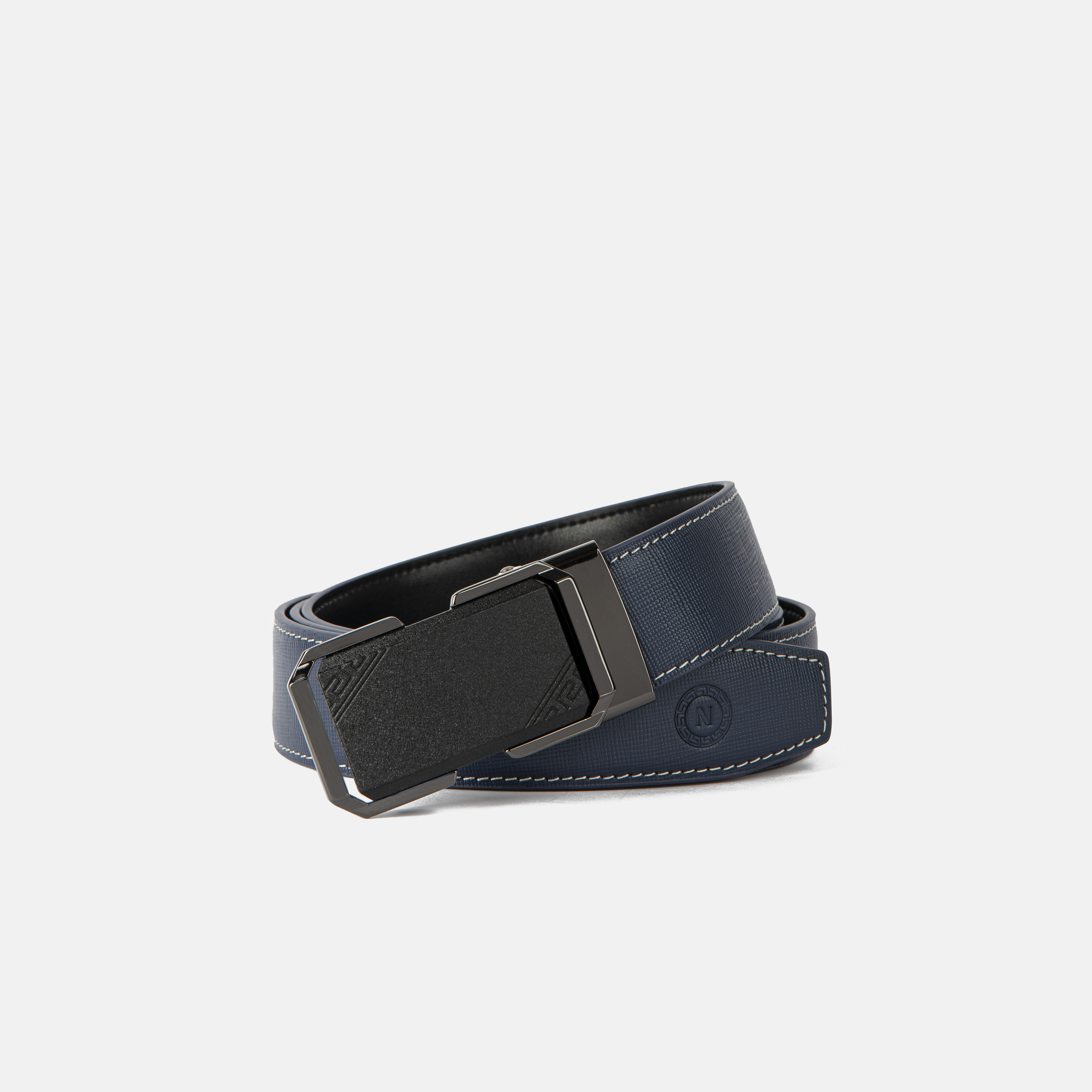 NDT-067-NV-01A (1) dây lưng mặt trượt da Nhat Leather